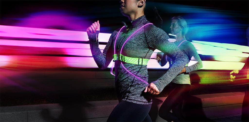  FREEMOVE Reflective Vest Running Gear + 2 Bands &  Bag/Ultralight & Comfy Safety Vests