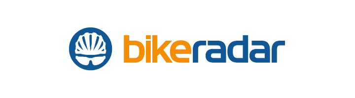 Bikeradar logo on a black background.